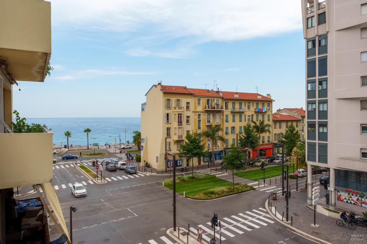 Le Bosquets Beach à 50 mètres de la plage Nice Extérieur photo